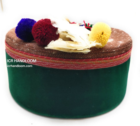 Himachali Kinnouri Woolen Cap - Traditional Pahadi Topi